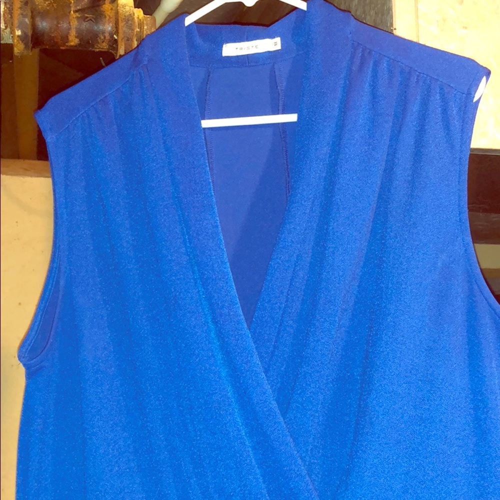 Blue dress